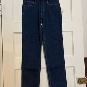 Dark Blue Straight Jeans